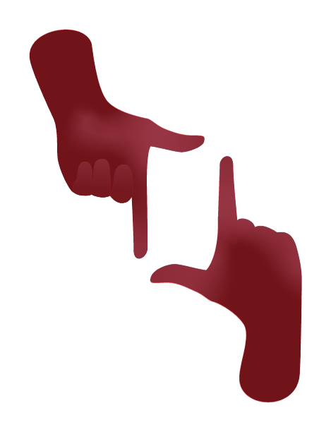 illustration de mains en portrait